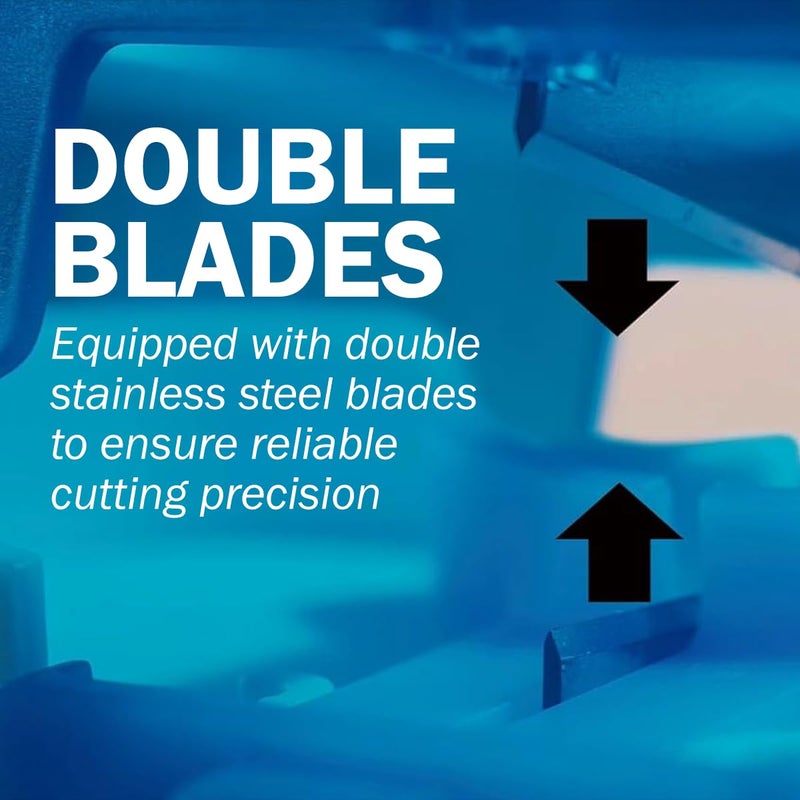 EQUADOSE Pill Cutter, Professional Medical Pill Splitter for Large, Small, and Tiny Pills, Double Stainless Steel Blades & Centering Device, Ideal for Cutting Tablets, Vitamins in Half or Quarter - Image 3